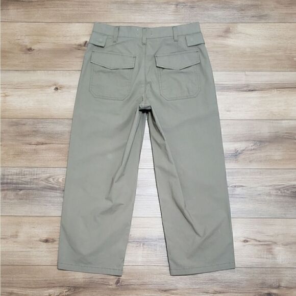 Agolde Daria High Rise Straight Leg Cropped Ultility Pants In Duffle Size 28 NWT - Picture 12 of 13
